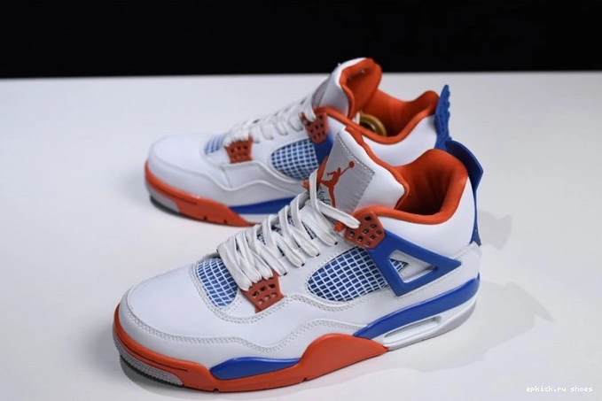Cheap White Bright Jordan 308497-171 Air 4 Blue Crimson-Royal 0724